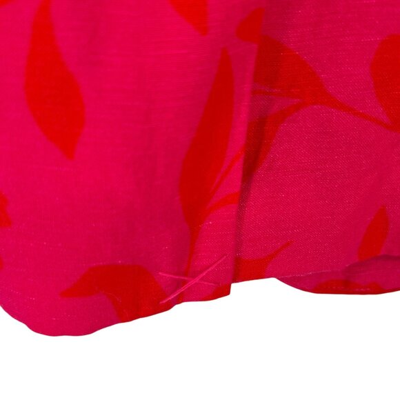 Kate Spade X Target Classic Rose Linen Blazer Fuchsia Pink Red Size XXS - Picture 8 of 13